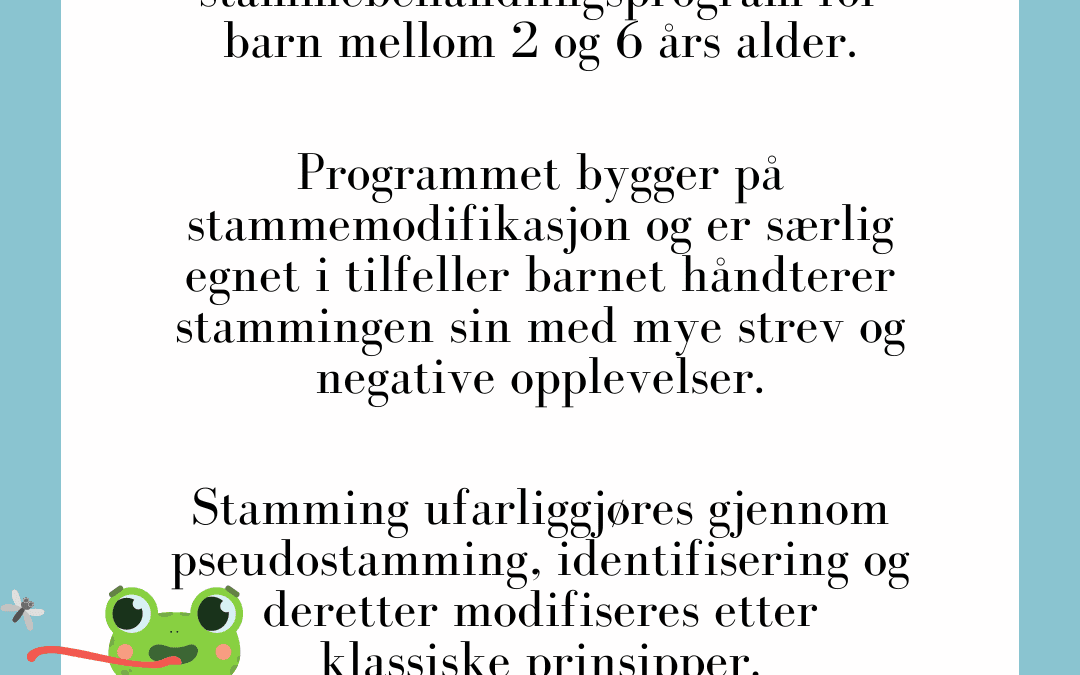 2 MiniKIDS stammebehandling – hvem, hva, hvorfor?